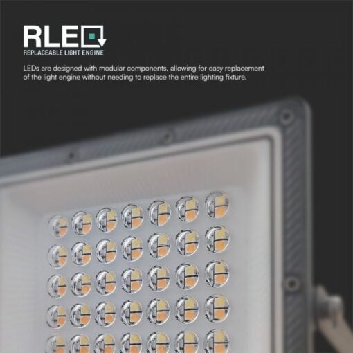 LED Προβολέας 30W V-TAC Γκρι 90° 2350lm Αδιάβροχος IP65 CCT 3000-6400K  – 23613