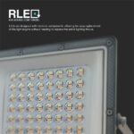 LED Προβολέας 50W V-TAC Γκρι 90° 5000lm Αδιάβροχος IP65 CCT 3000-6400K – 23614