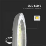 100W LED Καμπάνα Γκρι 90° 8300lm CCT 3000K/4000K/6500K IP65 V-TAC – 23622