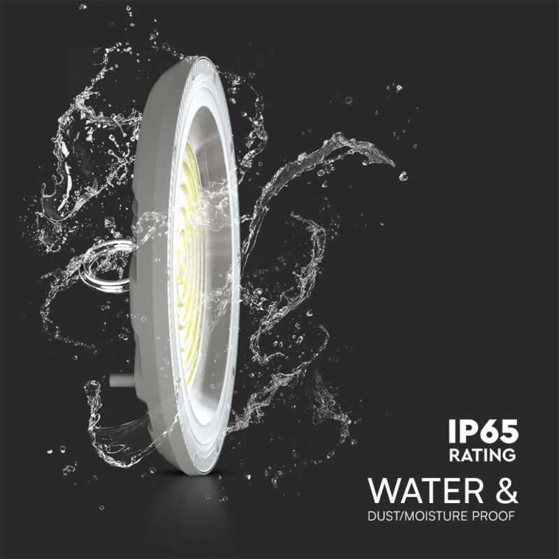 100W LED Καμπάνα Γκρι 90° 8300lm CCT 3000K/4000K/6500K IP65 V-TAC – 23622