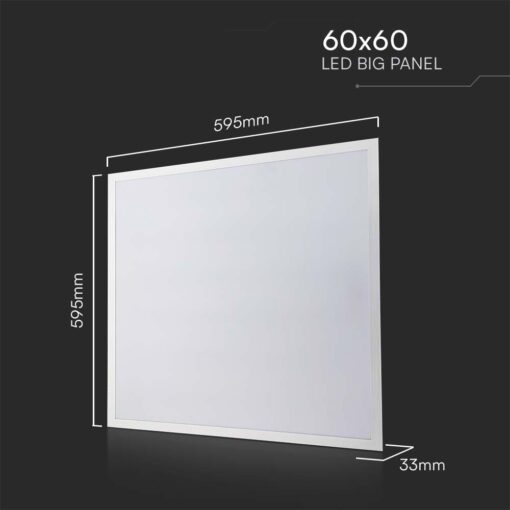 LED Πάνελ Τετράγωνο Χωνευτό 60X60cm 36W V-TAC Samsung 120° 4320lm Φυσικό Λευκό 4000K – 23624