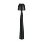 Επαναφορτιζόμενο Πορτατίφ Μαύρο LED 3W CCT Dimmable Αφής VTAC – 23683