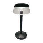 Επαναφορτιζόμενο Πορτατίφ 3W LED CCT Dimmable Αφής Μαύρο VTAC – 23685