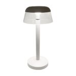 Επαναφορτιζόμενο Πορτατιφ Λευκό 3W LED CCT Dimmable Αφής VTAC – 23686