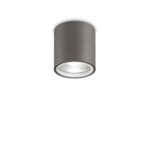 IDEAL LUX Φωτιστικό Σποτ Οροφής Βεράντας GUN 1xGU10 IP44 Χρώματος Ανθρακί – 236865