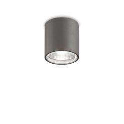 IDEAL LUX Φωτιστικό Σποτ Οροφής Βεράντας GUN 1xGU10 IP44 Χρώματος Ανθρακί – 236865
