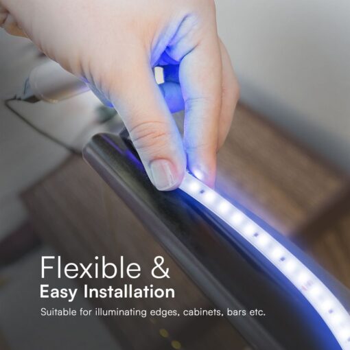 LED Ταινία 10.5W 220V V-TAC Αδιάβροχη IP65 Μπλε 10 Μέτρα – 23725