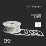 LED Ταινία 10.5W 220V V-TAC Αδιάβροχη IP65 Κόκκινη 50 Μέτρα – 23730