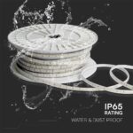 LED Ταινία 10.5W 220V V-TAC Αδιάβροχη IP65 Κόκκινη 50 Μέτρα – 23730