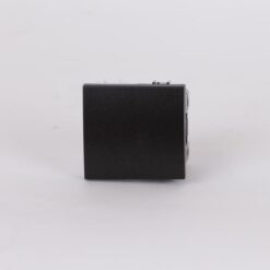 ΔΙΑΚΟΠΤΗΣ 2 MODULES  ΑΠΛΟΣ ΜΑΥΡΟ EUROLAMP – 152-20102