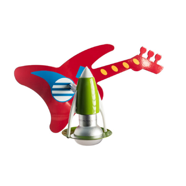 Απλίκα Τοίχου Κιθάρα 1xΕ14 ACA DECOR  – 2381JB