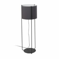 ΦΩΤΙΣΤΙΚΟ ΔΑΠΕΔΟΥ DRUM ΓΚΡΙΖΟ ΜΑΥΡΟ      FARO – 24023-34