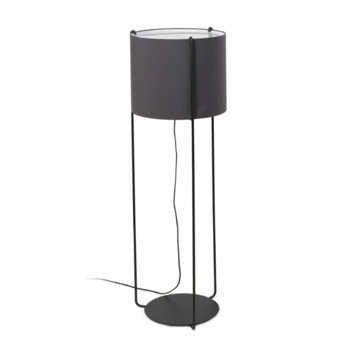 ΦΩΤΙΣΤΙΚΟ ΔΑΠΕΔΟΥ DRUM ΓΚΡΙΖΟ ΜΑΥΡΟ      FARO – 24023-34