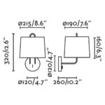 Faro Barcelona MONTREAL Επιτοίχιο Φωτιστικό Μαύρου Χρώματος 24031-03