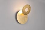 Επιτοίχιο Φωτιστικό LEANO Trio Lighting LED 6W 560lm 3000K Περιστρεφόμενο Χρυσό – 240310179