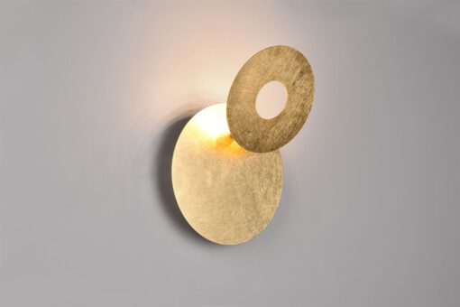 Επιτοίχιο Φωτιστικό LEANO Trio Lighting LED 6W 560lm 3000K Περιστρεφόμενο Χρυσό – 240310179