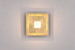 Επιτοίχιο Φωτιστικό LEANO Trio Lighting LED 6W 560lm 3000K Περιστρεφόμενο Χρυσό – 240319179