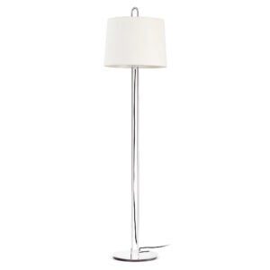 Faro Barcelona MONTREAL Επιδαπέδιο Φωτιστικό, Νίκελ- Λευκού Χρώματος – 24037-07