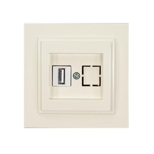 ΠΡΙΖΑ USB ΜΠΕΖ EUROLAMP – 152-10260