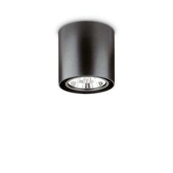 IDEAL LUX Φωτιστικό Οροφής MOOD 1xGU10 Μαύρου Χρώματος – 243450