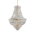 IDEAL LUX Κρεμαστό Φωτιστικό DUBAI 24xE14 Χρυσού Χρώματος – 243528