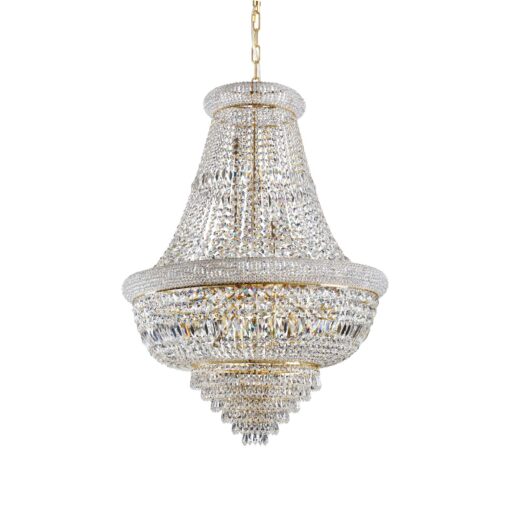 IDEAL LUX Κρεμαστό Φωτιστικό DUBAI 24xE14 Χρυσού Χρώματος – 243528