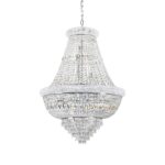 IDEAL LUX Κρεμαστό Φωτιστικό  DUBAI 24xE14 Χρωμίου – 243597