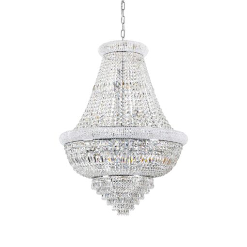 IDEAL LUX Κρεμαστό Φωτιστικό  DUBAI 24xE14 Χρωμίου – 243597