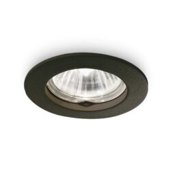 IDEAL LUX Χωνευτό Σποτ Οροφής AZZ 1xGU10 Μαύρου Χρώματος – 243818