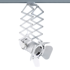 Λευκό Σποτ Ράγας Τριφασικό Track Light Ατσάλι 1xE27 PAR30 4 Καλωδίων ACA – 243TLW4W