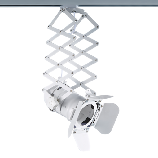 Λευκό Σποτ Ράγας Τριφασικό Track Light Ατσάλι 1xE27 PAR30 4 Καλωδίων ACA – 243TLW4W