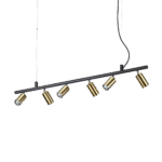 IDEAL LUX DYNAMITE SP6 OTTONE – 244648