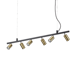 IDEAL LUX DYNAMITE SP6 OTTONE – 244648