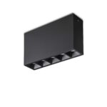 IDEAL LUX Πλαφονιέρα Οροφής LIKA LED 12W 3000K Μαύρου Χρώματος – 248530