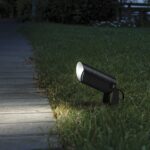 IDEAL LUX Φωτιστικό Δαπέδου Κήπου STARLIGHT LED 5.5W 4000K IP68 Σκούρου Γκρι Χρώματος – 245041