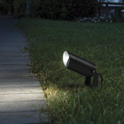 IDEAL LUX Φωτιστικό Δαπέδου Κήπου STARLIGHT LED 5.5W 4000K IP68 Σκούρου Γκρι Χρώματος – 245041