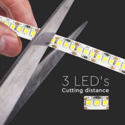LED Ταινία 17W V-TAC Dimmable 1700lm/m Θερμό 3000K 5 Μέτρα – 212461