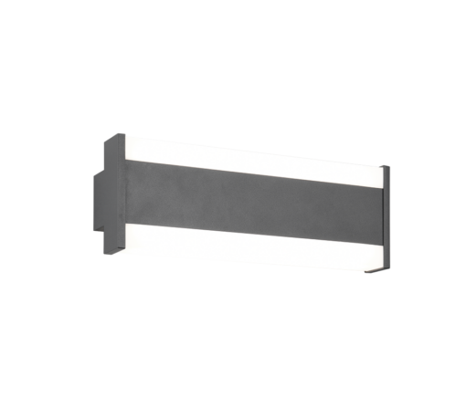 Απλίκα Τοίχου Ανθρακί 30cm DAWSON LED 7W 800lm CCT IP54 Trio Lighting – 246360142