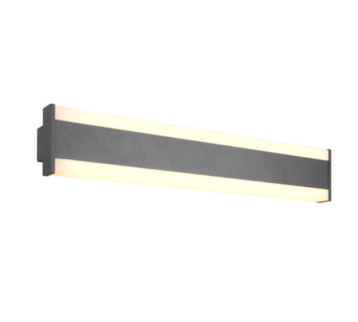 Απλίκα Τοίχου Ανθρακί 60cm DAWSON LED 8W 900lm CCT IP54 Trio Lighting – 246360242
