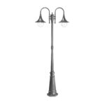 IDEAL LUX Φωτιστικό Κήπου CIMA 2xE27 IP43 2,16m Χρώματος Ανθρακί – 246833
