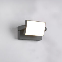 Απλίκα Τοίχου Περιστρεφόμενη Ανθρακί KANSAS LED 10W 1000lm 3000K IP44 Trio Lighting – 246860142