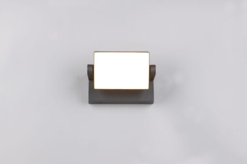 Απλίκα Τοίχου Περιστρεφόμενη Ανθρακί KANSAS LED 10W 1000lm 3000K IP44 Trio Lighting – 246860142
