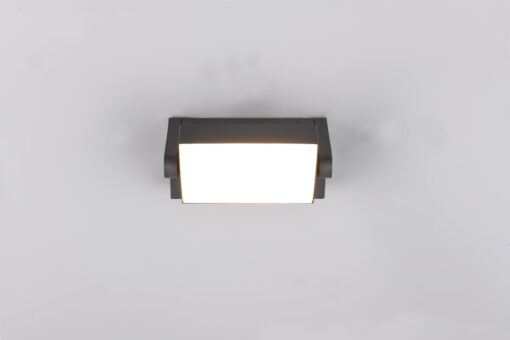 Απλίκα Τοίχου Περιστρεφόμενη Ανθρακί KANSAS LED 10W 1000lm 3000K IP44 Trio Lighting – 246860142