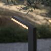 IDEAL LUX Φωτιστικό Κολωνάκι Κήπου STYLE LED 9W 4000K IP54 Μαύρου Χρώματος – 322230