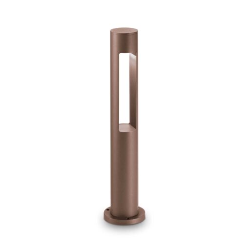 IDEAL LUX Φωτιστικό Κολωνάκι Κήπου ACQUA 1xG9 IP44 Καφέ Χρώματος – 246918