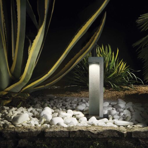IDEAL LUX Φωτιστικό Δαπέδου Κήπου TITANO LED 9W 3000K IP55 Γκρι Χρώματος – 246994