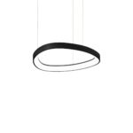 IDEAL LUX Κρεμαστό Φωτιστικό  GEMINI LED 38W 3000K Μαύρου Χρώματος – 247236