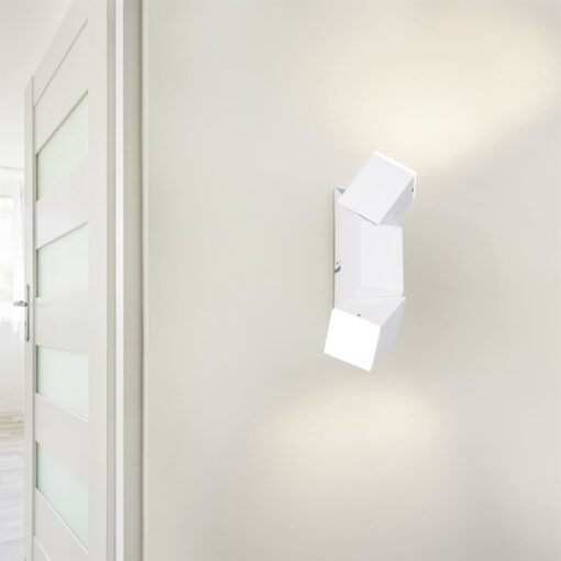 Φωτιστικό Τοίχου Up-Down Περιστρεφόμενο Λευκό Ματ RAGLAN LED 7.6W 800lm 3000K Trio Lighting – 248510231