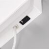 Φωτιστικό Τοίχου Κρεβατιού Λευκό Ματ FAIRFIELD LED 9W 950lm 3000K Step Dimmable με USB & Ασύρματο Φορτιστή Trio Lighting – 248670131