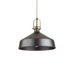 IDEAL LUX Κρεμαστό Φωτιστικό ERIS-2 1xE27 Μαύρου Χρώματος – 249063